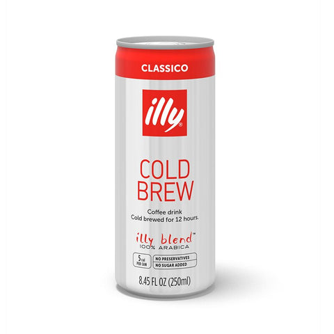 Illy Classico Cold Brew Coffee Drink, 8.45 FL OZ - Parthenon Foods