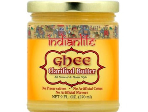 Ghee, Clarified Butter (Indianlife) 9 oz – Parthenon Foods