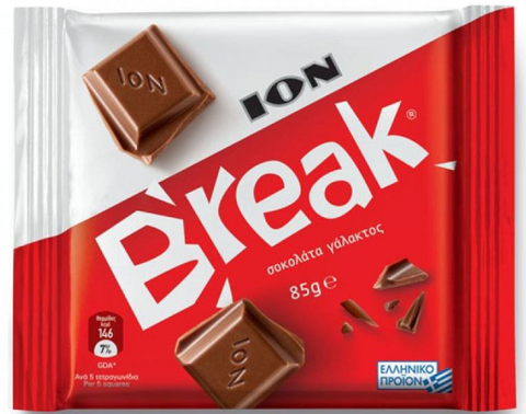 Break Milk Chocolate (Ion) 85g - Parthenon Foods