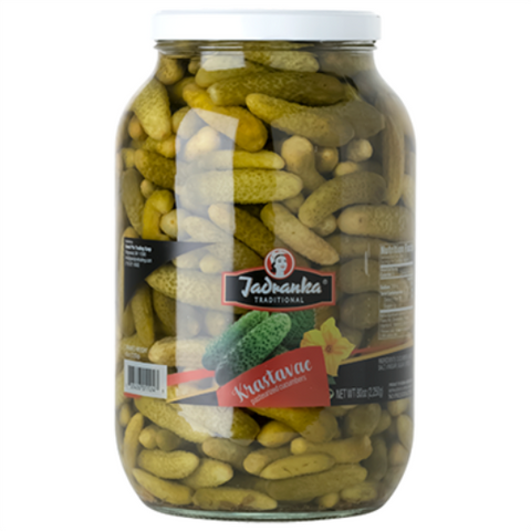 Baby Pickles, Krastavac (Jadranka) 81.1 oz (2300g) - Parthenon Foods