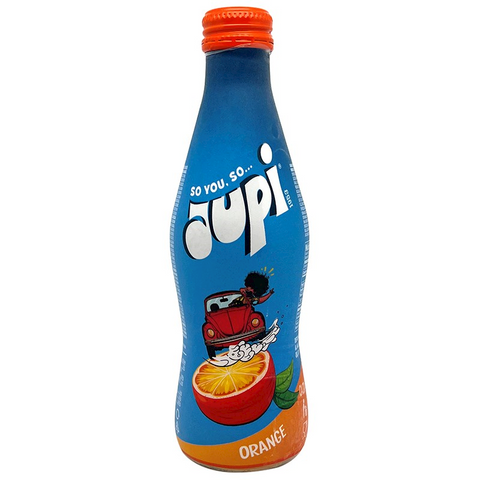 Jupi Orange Soft Drink-Glass, 250ml - Parthenon Foods