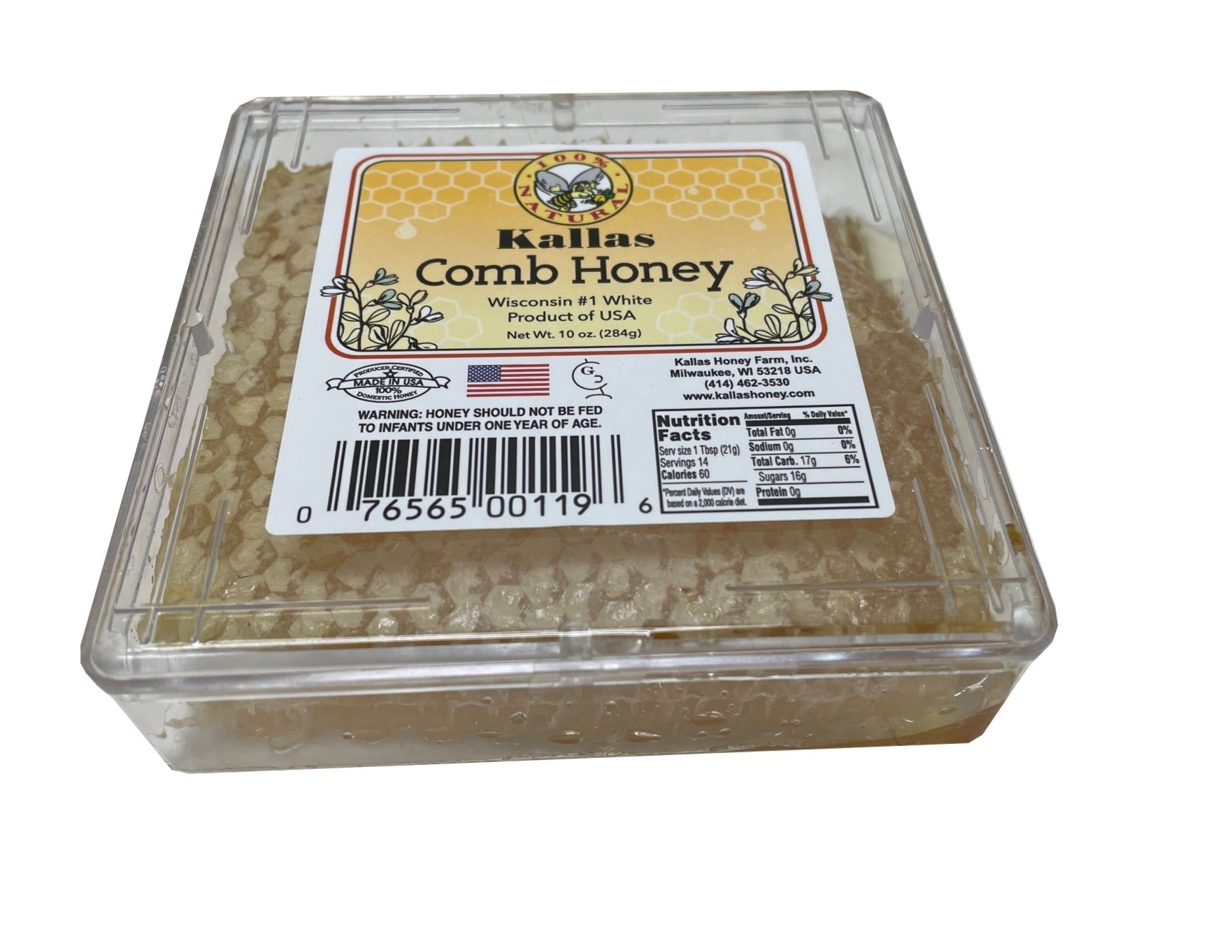 Honey Comb, #1 White (Kallas) 10 oz – Parthenon Foods