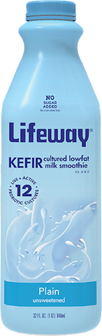 Kefir, LowFat Plain, 32 fl.oz. - Parthenon Foods