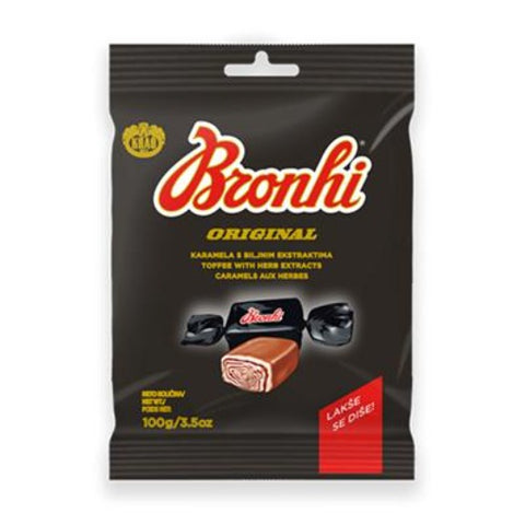Bronhi Toffee, CASE, 30x100g - Parthenon Foods