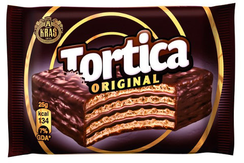 Tortica Chocolate Wafer with Chocolate (Kras) 25g - Parthenon Foods
