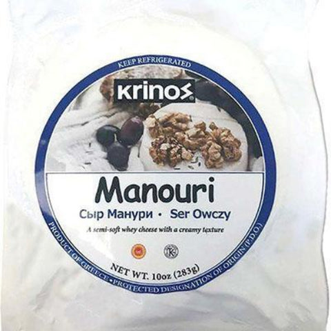 Manouri Cheese - Mild Sheep Cheese (Krinos) 10 oz (283 g) - Parthenon Foods