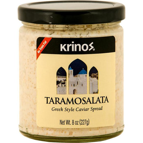 Taramosalata (krinos), 8oz - Greek Style Caviar Spread - Parthenon Foods