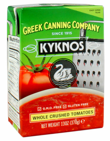 Whole Crushed Tomatoes (Kyknos) 13 oz (370g) - Parthenon Foods