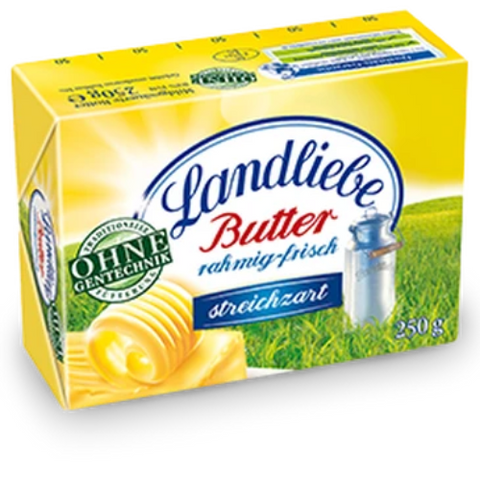 Landliebe Butter, 250g - Parthenon Foods