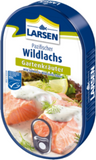 Larsen Wildlachs Gartenkrauter, Salmon in Garlic Sauce, 200g - Parthenon Foods