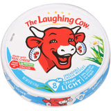 Laughing Cow Spreadable Cheese Wedges Light, 8 pieces, 6 oz - Parthenon Foods