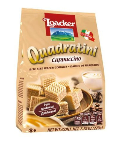 Loacker Cappuccino Quadratini 7.76 oz (220g) - Parthenon Foods