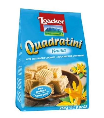 Loacker Vanilla Quadratini 8.8oz - Parthenon Foods