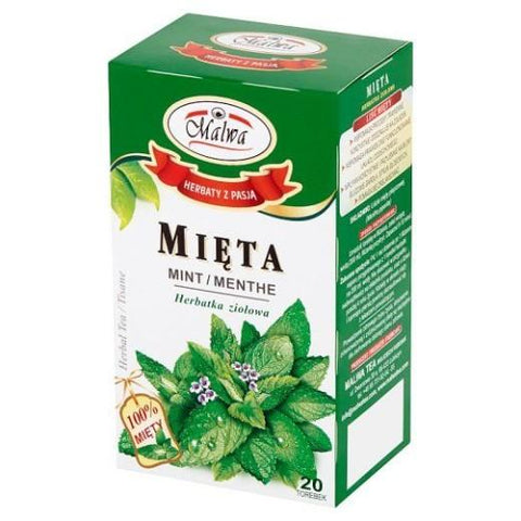 Mint Tea (Malwa) 20 tea bags - Parthenon Foods