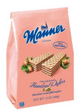 Hazelnut Cream Filled Wafers (manner) 14oz bag - Parthenon Foods