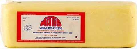 Kaseri Cheese (Matis) approx. 6.5 lb Square - Parthenon Foods