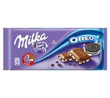 Milka OREO Alpine Milk Chocolate Bar 100g - Parthenon Foods