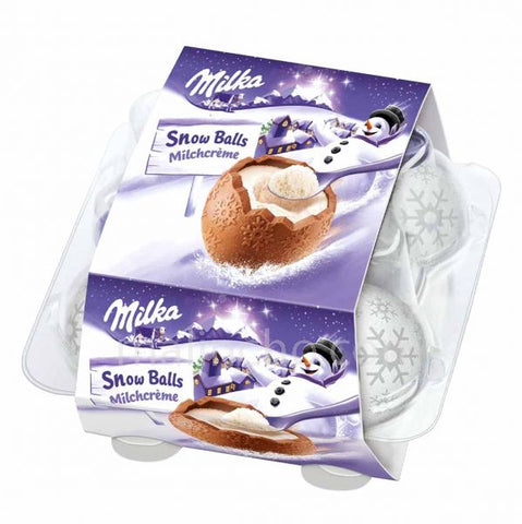 Milka Snow Balls Milchcreme 112g - Parthenon Foods