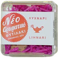 Perfumed Parafin Wicks, Fitilaki, with cork floater-RED - Parthenon Foods