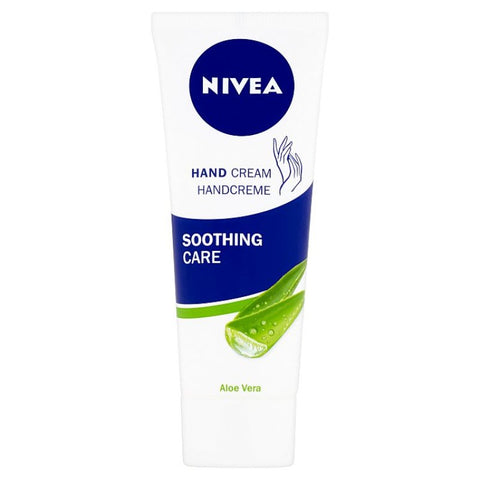 Nivea Hand Cream Soothing Care Aloe Vera, 75 ml Tube - Parthenon Foods
