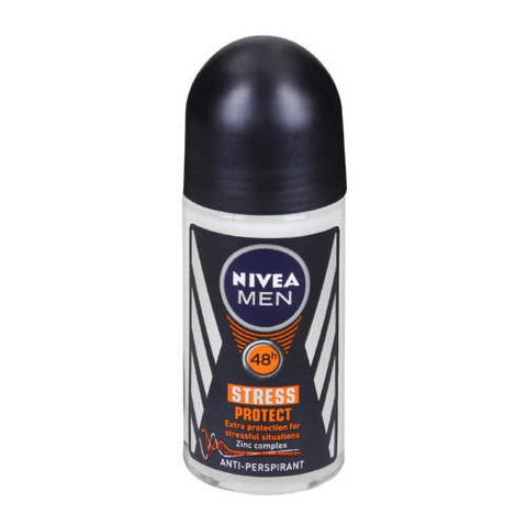 Nivea Stress Protect For Men Roll-On Deodorant, 50ml - Parthenon Foods