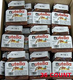 Nutella, 36 Individual Nutella Single Serve packs (Net Weight .52 ounces each) - Parthenon Foods