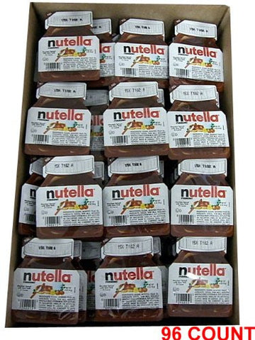 Nutella - Hazelnut Spread, CASE, (96 x .52 oz)) 96 COUNT - Parthenon Foods
