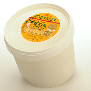 Domestic Greek Feta Cheese, 4lb bucket - Parthenon Foods