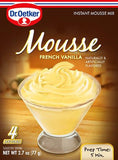 French Vanilla Mousse Mix (Oetker) 2.7 oz (77 g) - Parthenon Foods