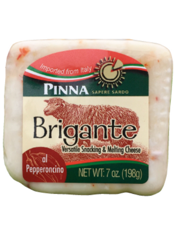 Brigante Cheese, Pepperoncino (Pinna) 7 oz - Parthenon Foods