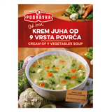 Cream of Nine Vegetable Soup, 1.6oz - Parthenon Foods