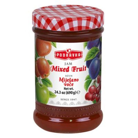 Mixed Fruit Jam (Podravka) 24.3 oz (690 g) - Parthenon Foods