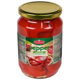 Red Roasted Peppers with Garlic (Podravka) 23 oz (650 g) - Parthenon Foods