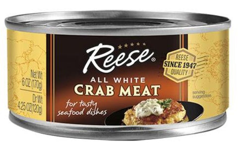 White Crab Meat (Reese) 6oz (170g) - Parthenon Foods