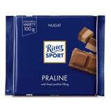 Ritter Sport Milk Chocolate with Praline Nugat, 100g - Parthenon Foods