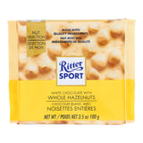 Ritter Sport WHITE Chocolate with Whole Hazelnuts 100g - Parthenon Foods