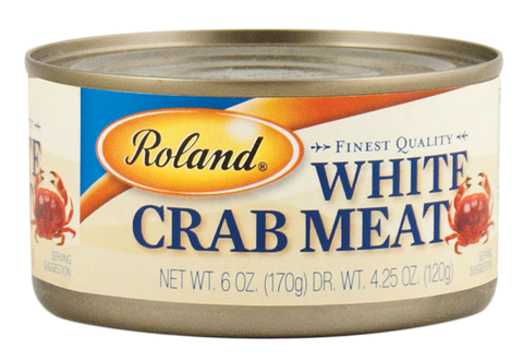 White Crab Meat (Roland) 6oz (170g) - Parthenon Foods