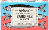 Sardines Skinless and Boneless in WATER (Roland) 125g - Parthenon Foods