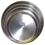 Round Stainless Steel Pan 12 in. diam., 2 in. deep - Parthenon Foods