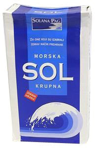 Sea Salt Coarse - Krupna Morska, 1kg - Parthenon Foods