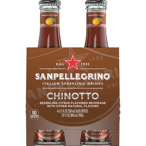 San Pellegrino Chinotto 6 pack, 6.75 oz bottles - Parthenon Foods