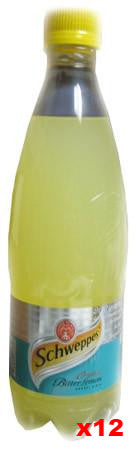 Schweppes Original Bitter Lemon, CASE (12 x 500 ml) - Parthenon Foods