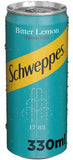 Schweppes Original Bitter Lemon, 330 ml Can - Parthenon Foods