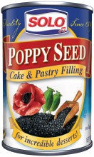 Solo Poppy Seed Filling, 12.5oz - Parthenon Foods