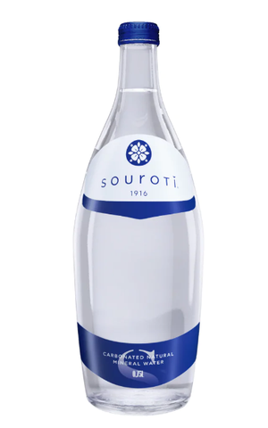 Souroti Sparkling Natural Mineral Water, 750ml - Parthenon Foods
