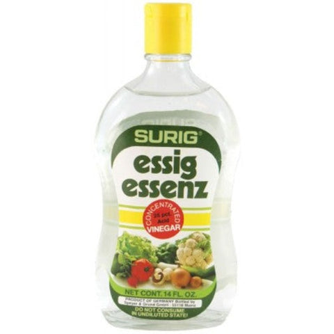 Surig Essig Essenz Vinegar, Concentrated 25 percent Acid, 13 fl.oz. - Parthenon Foods