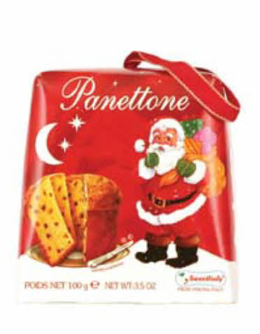 Panettone Mini, Red (Sweet Italy) 100g - Parthenon Foods