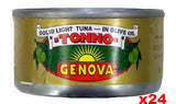 Genova Tuna in Olive Oil, CASE, 24x85g (3oz) - Parthenon Foods