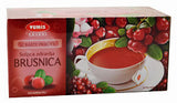 Cranberry Tea, Brusnica (Yumis) 20 tea bags, 35g - Parthenon Foods