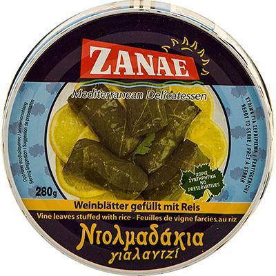 Grape Leaves stuffed with rice (zanae)  280g - Parthenon Foods